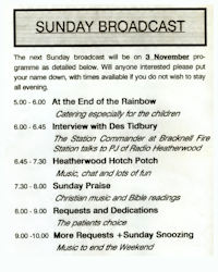 Program schedule 3