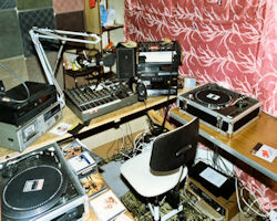 Temporary studio presenters chair 2